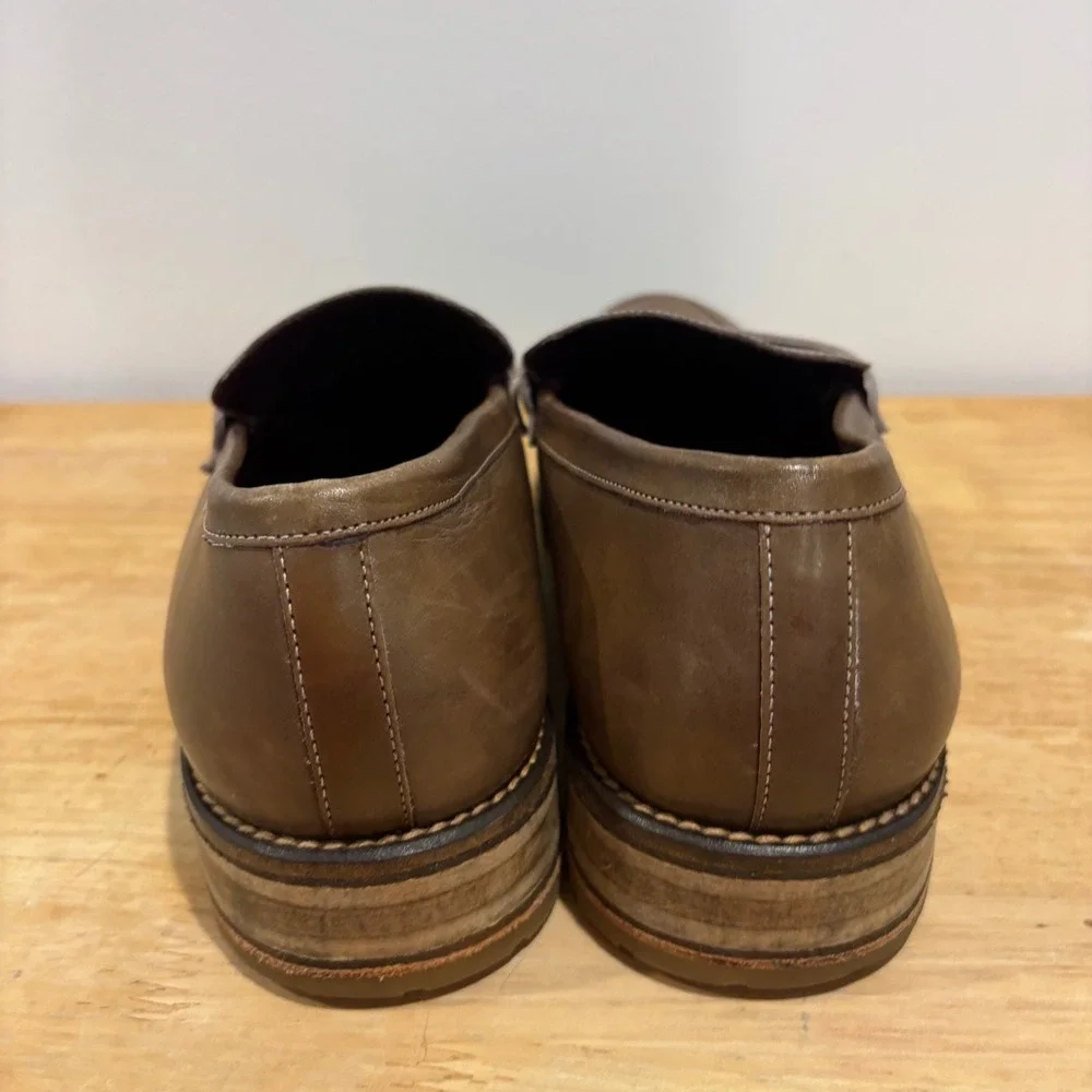 Mezlan Classic Penny Loafers Mens Brown Size 8.5 Leather Slip On 8001-724